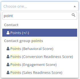 Screenshot of Segment Group filter